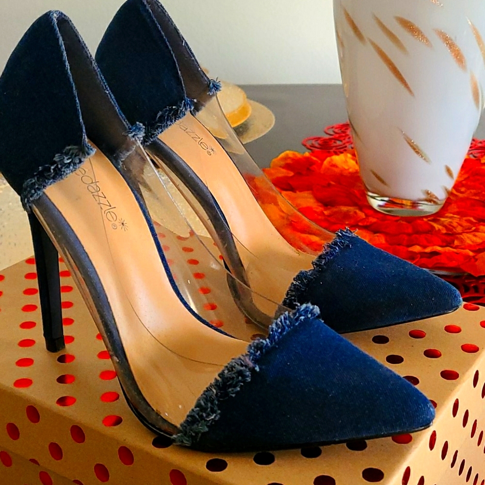 Denim Heels